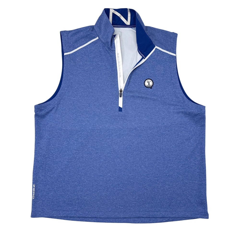 New York Giants Zero Restriction Vest Mens XL Blue Golf Pullover NFL Football